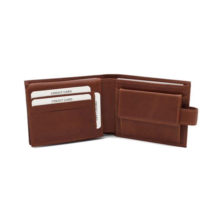 KOŽNI NOVČANIK MUŠKI 114-SMEĐI