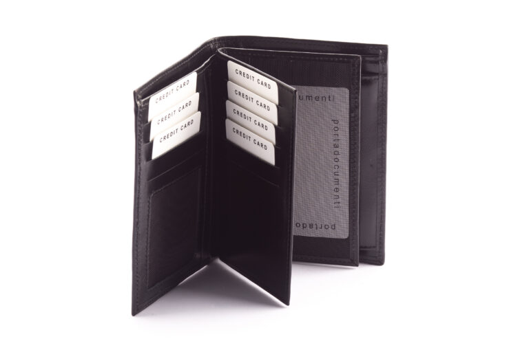 KOŽNI NOVČANIK CRNI N405