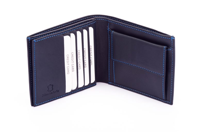 KOŽNI NOVČANIK 155 PLAVI