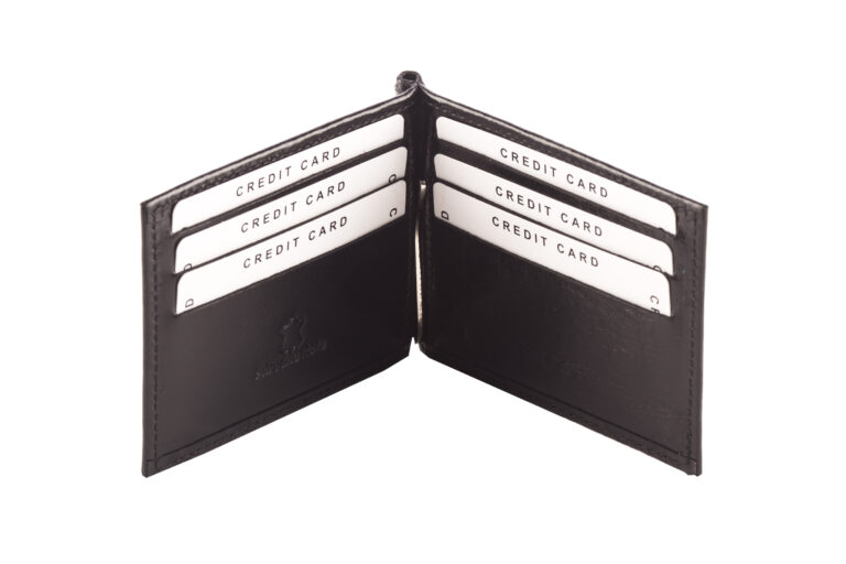 KOŽNI NOVČANIK N301 crni