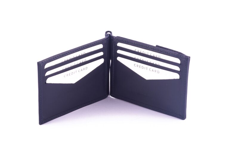 KOŽNI NOVČANIK MUŠKI N302-PLAVI