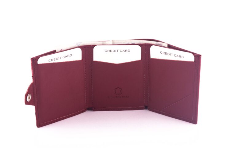 Kožni novčanik MUŠKI 1104-BORDO