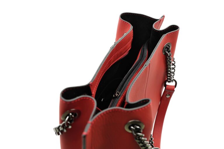 ŽENSKA KOŽNA TORBA D-40 CRVENA