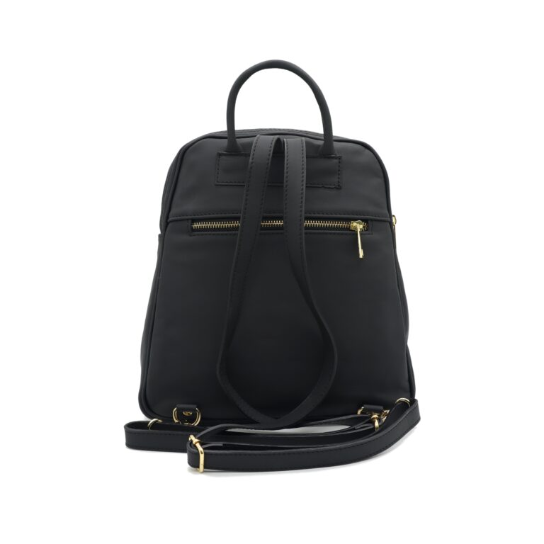 KOŽNI RUKSAK D-41 CRNI