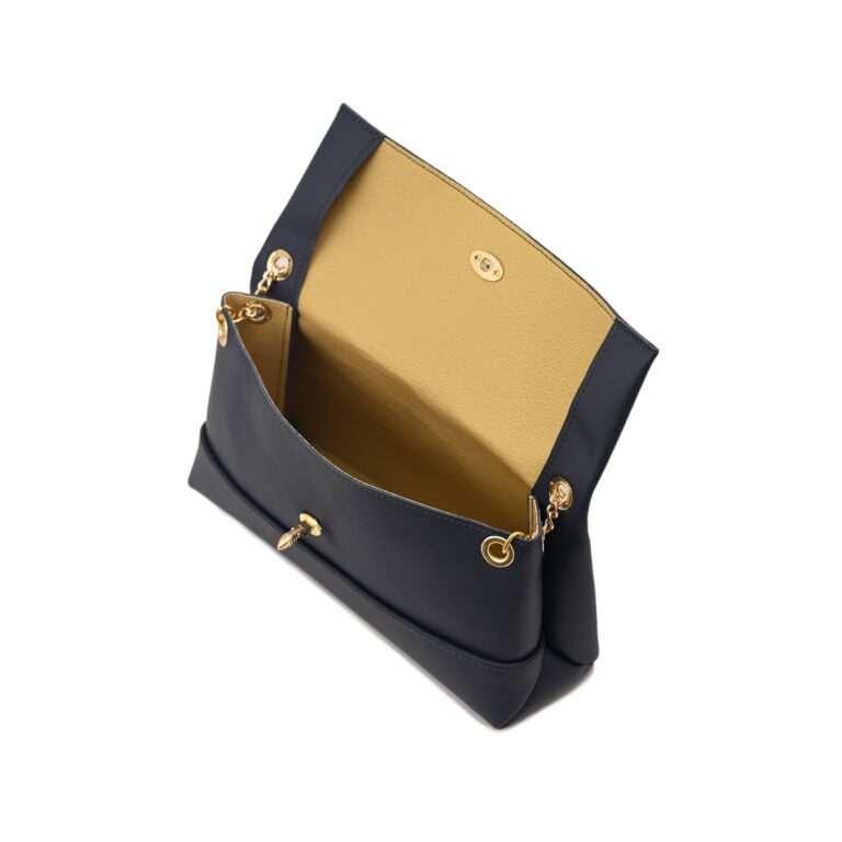 KOŽNA TORBA ŽENSKA TM-L TAMNOPLAVA