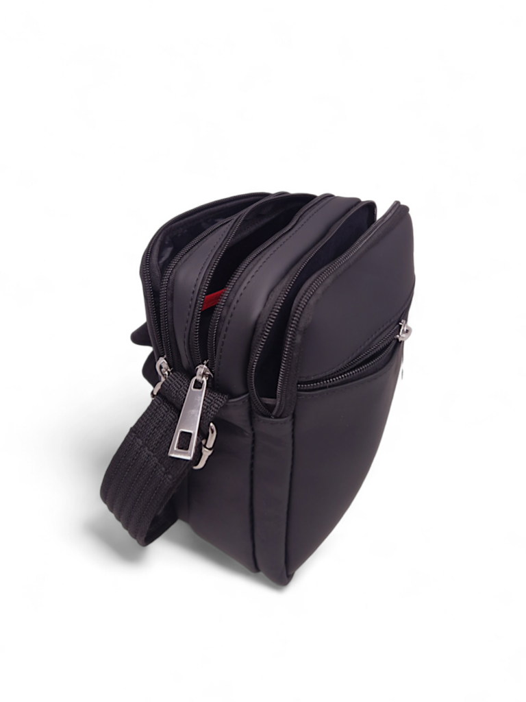 MUŠKA KOŽNA TORBICA M91 CRNA